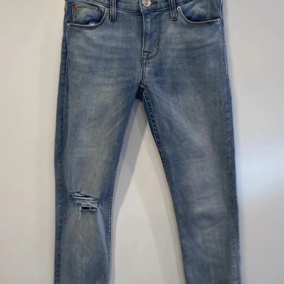Hudson Harkin Crop Super Skinny With Cuff Jeans Womens Size 25 MSRP $175 (272) - Picture 4 of 10
